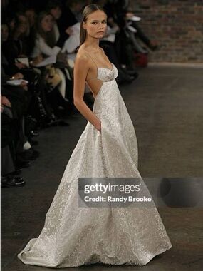 $6780 Narciso Rodriguez Wedding Dress Gown NWT 4-6 Fall 2007 Carolyn Bessette